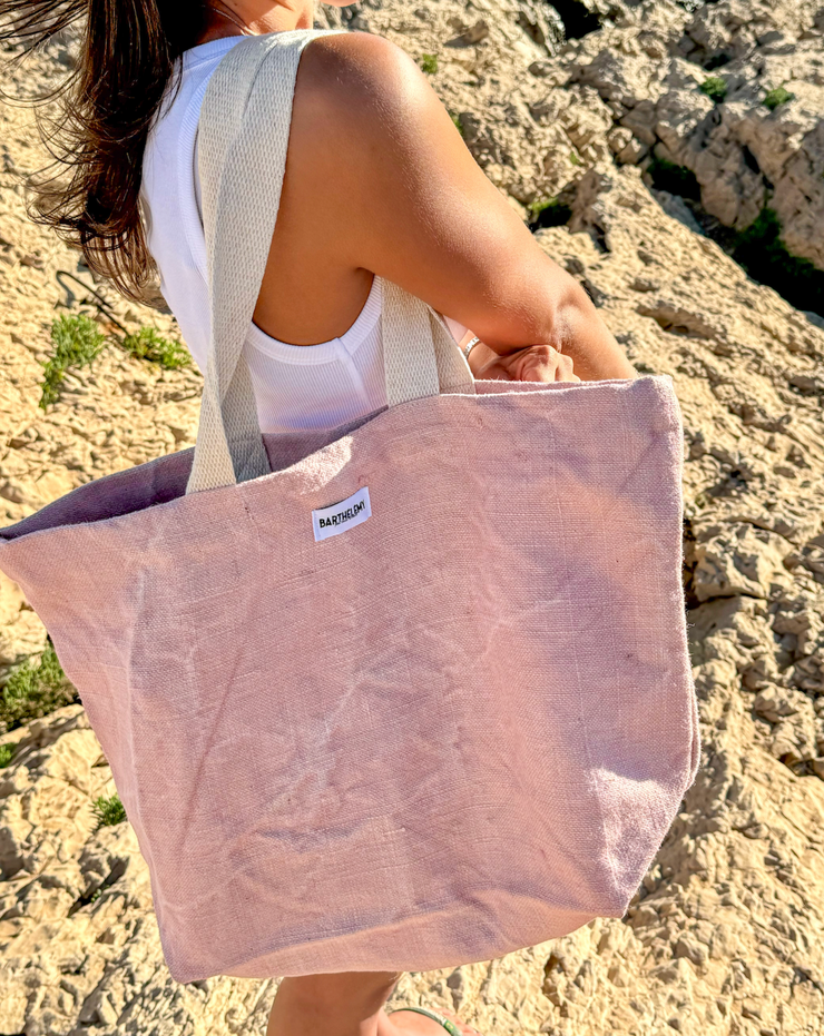 Cabas en toile de Jute à personnaliser